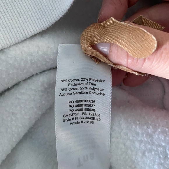 White TNA logo Hoodie size XS - Picture 6 of 7